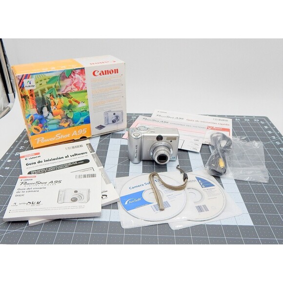Canon PowerShot A95 5.0MP Vintage Digital Camera Brand With Original Box - Picture 1 of 11